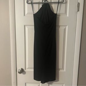 EUC Vintage David Meister Black Halter Cocktail Dress Sz 8